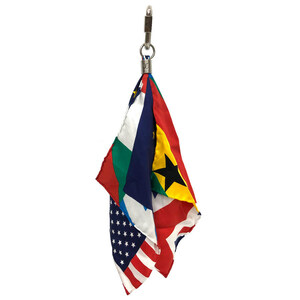 全国送料無料 セール LOUIS VUITTON ルイヴィトン ビジューサックフラッグス MP2485 チャーム キーホルダー 国旗 aq5201