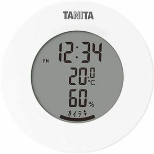 【新品】【3個セット】 タニタ デジタル 温湿度計 ホワイト TT-585