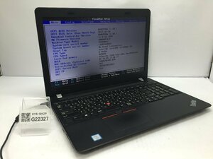 ジャンク/ LENOVO 20H6A0CKJP ThinkPad E570 Intel Core i3-6006U メモリ4.1GB HDD500.1GB 【G22327】
