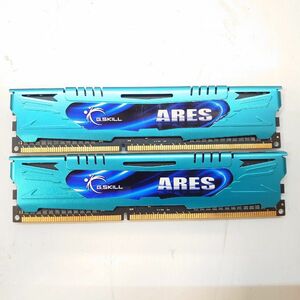 1円 PC堂1 G.SKILL ARES F3-1600C9D-8GAB 4GB 2枚 DDR3 1600MHz ヒートシンク MW00238