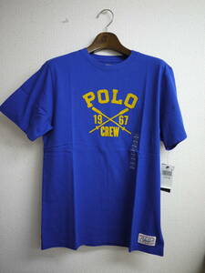 NY/新/即☆Polo/Ralph Lauren/ラルフローレン☆ L/14-16歳用/160/ロゴ コットン 半袖Tシャツ