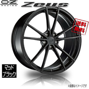 OZレーシング ゼウス マッドブラック 21インチ 5H112 9J+30 1本 66.46 業販4本購入で送料無料