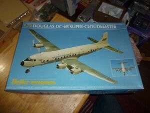 超大型キット☆1/72　ダグラス DC-6B スーパークラウドマスター スカンジナビア航空　エレール Heller DOUGLAS DC-6B SUPER-CLOUDMASTER
