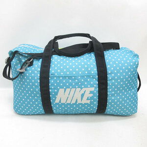 s■ナイキ/NIKE 星柄 ボストンショルダーバッグ BAG■水色/88【中古】