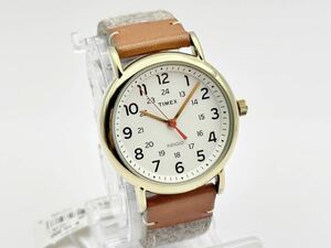 5-9 未使用 TIMEX タイメックス WEEKENDER ウィークエンダー ゴールド TW2R42100 アナログ 腕時計