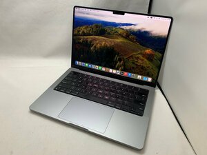 １円スタート！！《M1Pro搭載》 Apple MacBook Pro A2442 (14-inch , 2021) USキーボード スペースグレイ [Nmc]