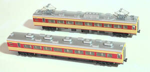【F3O039】KATO「モハ182」「モハ183」1000番台〈国鉄特急色〉計2両 ケースなし 183系特急形電車 中古Nゲージ ジャンク