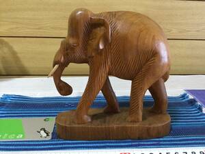 象 ぞう 木彫り 木工 一刀彫 レトロ アンティーク オブジェ アジアン バリ/ インドネシア antique アンティーク