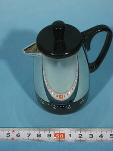 昭和レトロ UNK ミニチュア ポット型 キッチンタイマー UNK electric water kettle type Kitchen timer（中古・美品)
