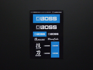 ステッカー BOSS 検 シール ボス ブルースキューブ Blues Cube Roland ローランド