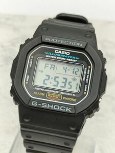 S53 1円～ 稼働品 CASIO カシオ G‐SHOCK ジーショック DW-5600E ブラック デジタル メンズ 腕時計 QZ