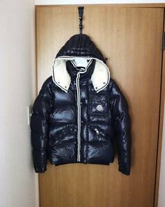 モンクレール【BRANSON】ダウンジャケット サイズ0 ネイビー 国内正規品 MONCLER