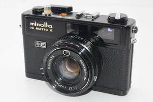 【外観特上級】MINOLTA ミノルタ HI-MATIC E レンジファインダー　#b1199