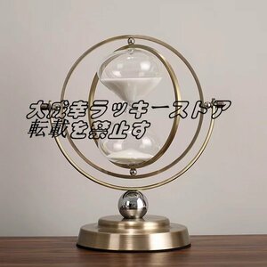 人気推薦 地球儀 砂時計の 置物 装飾品 工芸品 F1642