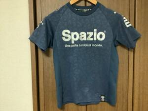 SPAZIO スパッツィオ　半袖トレーニングシャツ　150サイズ　ネイビー　半袖Tシャツ　記名あり　送料無料