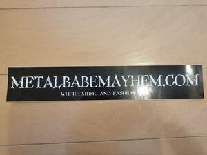 ステッカー Metal Babe Mayhem