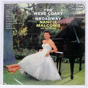 米 NANCIE MALCOMB AND HER GROUP/WEST COAST OF BROADWAY/RCA CAMDEN CAL422 LP