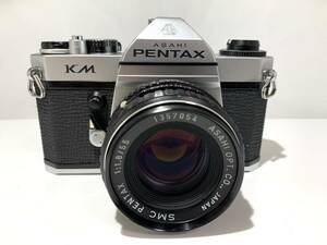 ペンタックス PENTAX KM / SMC PENTAX 55mm F1.8 フィルムカメラ レンズセット (639)