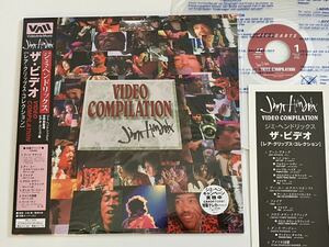 【美品95年盤】Jimi Hendrix / ザ・ビデオ VIDEO COMPILATION 帯付LD VALJ3424 発売時パッケージ袋入り,世界初クリップ集,ジミヘン,