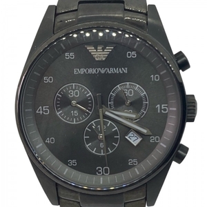 EMPORIOARMANI(アルマーニ) 腕時計 - AR-5964 メンズ クロノグラフ ダークグレー