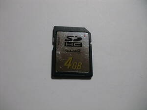 4GB　SDHCカード　フォーマット済み　メモリーカード SDカード