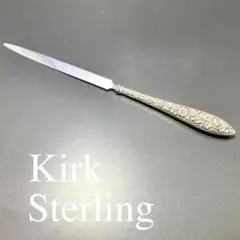 【Kirk】【純銀ハンドル】 フローラルのレターナイフ/ペーパーナイフ