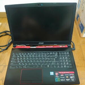 MSI GE63VR 7RF Raider ゲーミングノートPC ジャンク