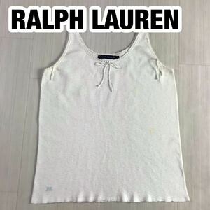 RALPH LAUREN ラルフローレン キャミソール レディースサイズ L ホワイト