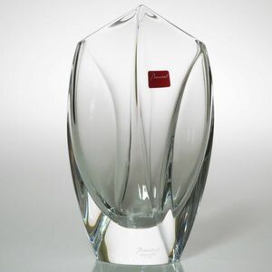 バカラ 花瓶 ● ジベルニー ベース ヴェース 17.5cm クリスタル 箱付き Giverny