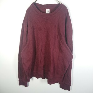 XLサイズ ビッグサイズ GAP ギャップ スウェット SWEAT ボルドー SW0053