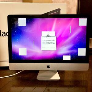 【ジャンク】Apple iMac 27 Late2009 MC953J/A(?) OSおよびHDD無し