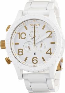 [ニクソン] NIXON 腕時計 51-30 CHRONO: ALL WHITE/GOLD A083-1035-00 メンズ [並行輸入品]