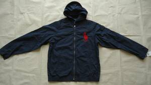 POLO Ralph Lauren Boys Waimea Hooded Windbreaker 紺 L 45%off ポロ ラルフローレン ボーイズ ウインドブレーカー