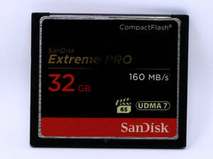 ◆◇希少美品◇CFカード　32GB☆SanDisk Extreme Pro CompactFlash 160MB/s UDMA7★コンパクトフラッシュ 極上中古美品◆SDCFXPS-032G-X46