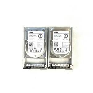 K6041070 DELL 1TB SAS 7.2K 2.5インチ HDD 2点【中古動作品】