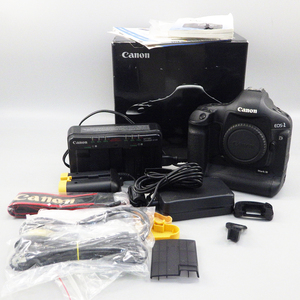 1円〜 Canon キヤノン EOS-1D Mark III ボディ ※通電・シャッター確認済 現状品 箱付き カメラ 236-2673061【O商品】