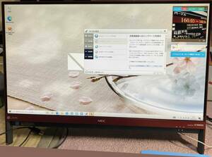 【リカバリ済み】NEC LAVIE Desk All-in-one PC-GD18CVCAA 一体型 PC Celeron CPU 3865U 8GB 23.8型 FHD