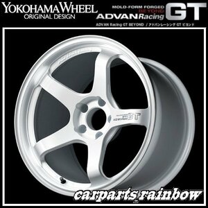 ★YOKOHAMA WHEEL ADVAN Racing GT BEYOND/ビヨンド forJaoaneseCars 18×9.5J 5/114.3 +45★RWW/レーシングホワイト★新品 4本価格★