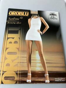 【送料無料】 OROBLU suntime bronzing effect M EU 40-42 nude look 15デニール パンティストッキング オロブル ベージュ panty stocking