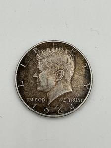 現状品 1964年 HALF DOLLAR 銀貨 アメリカ ケネディ大統領 シルバー 硬貨 アンティーク モダンコイン