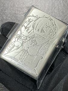 zippo Re：ゼロから始める異世界生活 3連続加工 リゼロ 両面刻印 希少モデル 2023年製 ☆ エミリア レム ラム 新品、未開封になります。