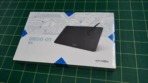 ペンタブレット XP-PEN Deco 01 v2 ブラック【未使用/未開封】【箱潰れ/シュリンク破れ】(2538918)※代引不可