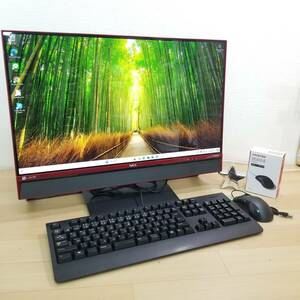 新品メモリ16GB搭載/美品/即決特典付!第6世代i7/HDD3TB/Webカメラ/Blu-ray/Office/スピード出荷/Win11/即使用可モニター一体型PC(D6412)