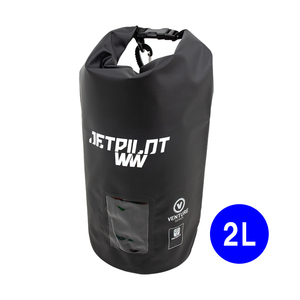 JETPILOT(ジェットパイロット)　VENTURE 2L DRY SAFE BAG　ウォータープルーフバッグ　Matt Black（2リッター）＃acs21909