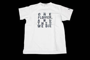 Engineered Garments ONE FLOWER AND THEN WE DIE TEE SIZE M