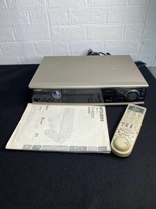 【FS0274】MITSUBISHI 三菱 HV-BX200　VHSビデオデッキ　リモコン付き DVD DVDプレーヤー パイオニア PIONEER 通電のみ確認