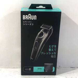 【未開封/60】BRAUN ヒゲトリマー シリーズ3 BT3420 充電式 髭剃り 