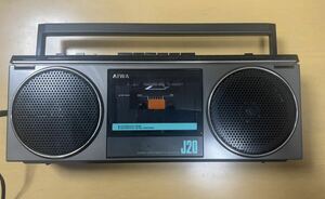 Aiwa ラジカセ CS-J20 レトロ ラジオ ステレオ AM FM
