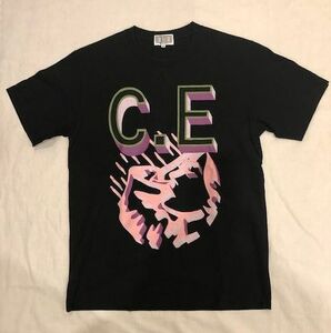 美品 C.E シーイー プリント Tシャツ 黒 ブラック M 女性 スケシン APE FRAGMENT 日本製 スケートシング