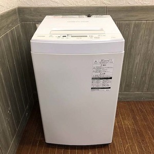 ★ss5735　洗濯機　4.5kg　東芝　AW-45M5(W)　縦型　ホワイト　TOSHIBA　全自動洗濯機　白　ピュアホワイト　上開き ステンレス 引取歓迎★